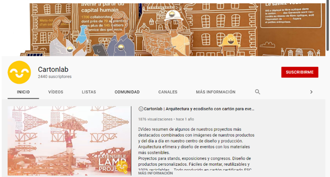 Canal de Youtube CartonLab
